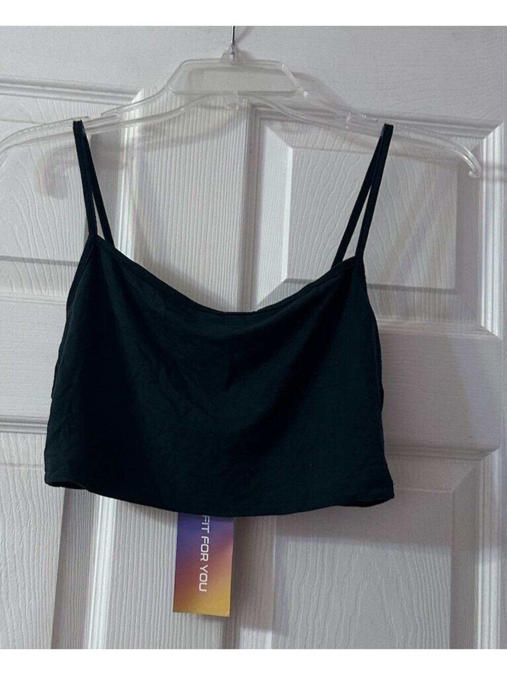 New SHEIN EZwear Women's Dark Green Casual Sexy Crop Camisole Top Size Medium